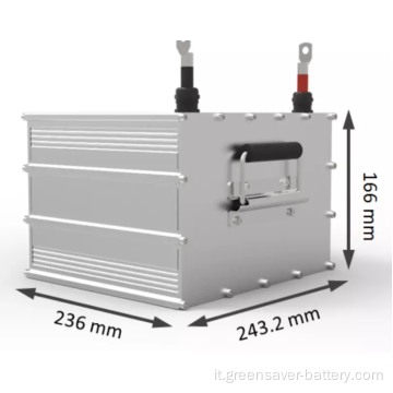 Batteria al litio 24V63AH con 5000 cicli di vita